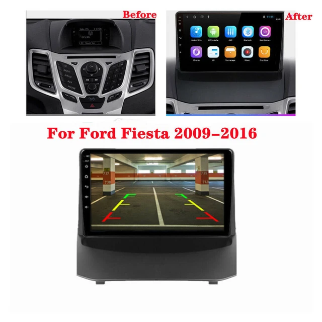 9" Android 10.1 Stereo Radio GPS WIFI FM BT MP5 Player For Ford Fiesta 2009-2016