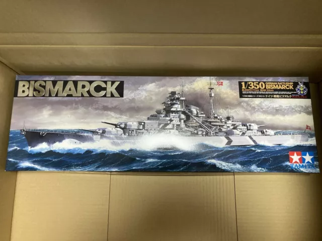 Tamiya 78013 1/350 German Battleship Bismarck Plastic Model Boat Kit