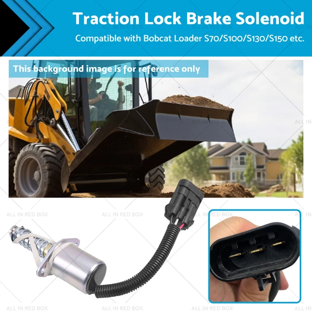 TRACTION LOCK PARK Brake Solenoid 6681512 7136559 For Bobcat 751 753
