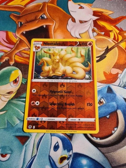 Ninetales 018/195 Reverse Holo Silber Sturm Pokémon Karten TCG NM