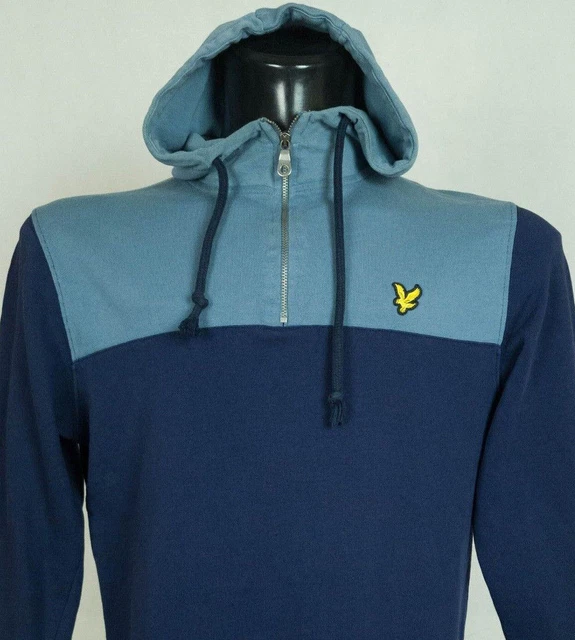 Felpa con cappuccio da uomo Lyle & Scott in cotone TAGLIA S-XS ( ETICHETTA...