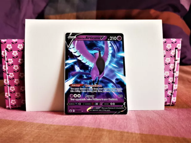 Articuno Of Galar V 058/198 E&b Reign de Glace 2021 Pca 9,5