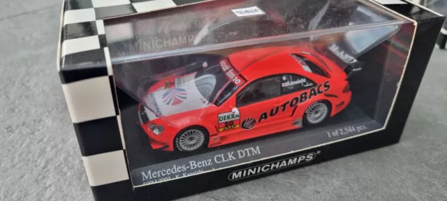 1:43 - MINICHAMPS MERCEDES CLK COUPE Nr. 20 NEUWERTIG & VERPACKT SELTEN 30 JAHRE SAMMLUNG