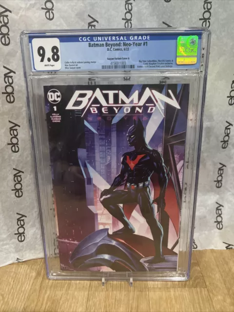 Batman Beyond Neo-Year 1 Suayan variant CGC 9.8, freshly graded DC Comics