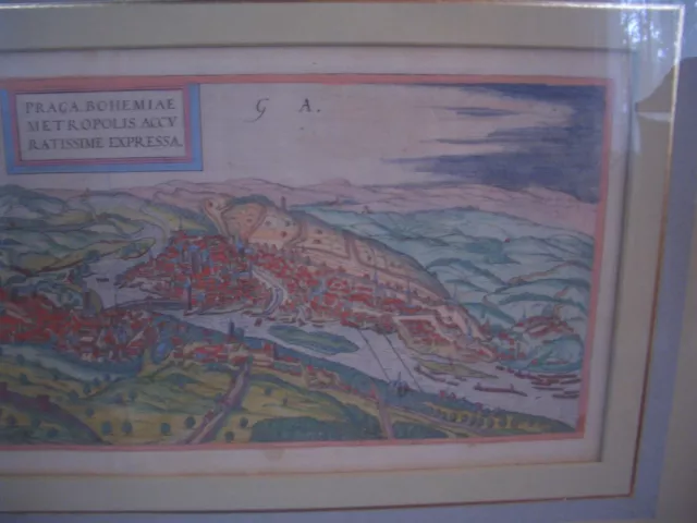 Böhmen Prag Praga Bohemiae Tschechei Braun Hogenberg Ansicht 1581 3