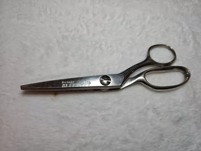 Deluxe Kleencut USA Pinking Scissors Shears Vintage