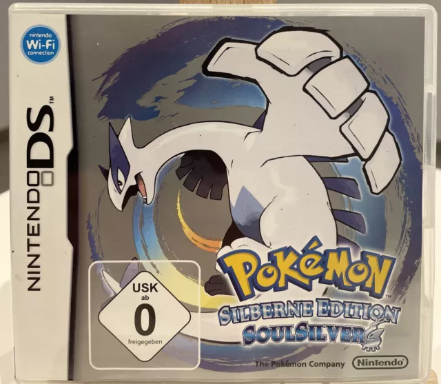 Pokémon Silberne Edition Soulsilver Nintendo DS . Sehr Gut