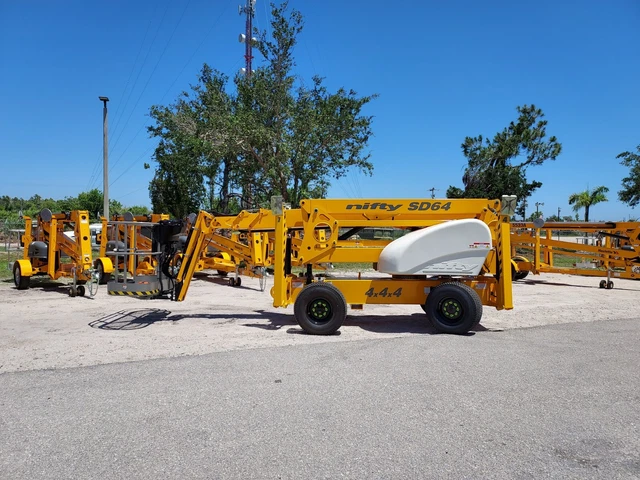 Nifty SD64 70 Ft Boom Lift,4WD,AWS,Kubota Diesel,Free Delivery to GA,AL,MS,SC,NC