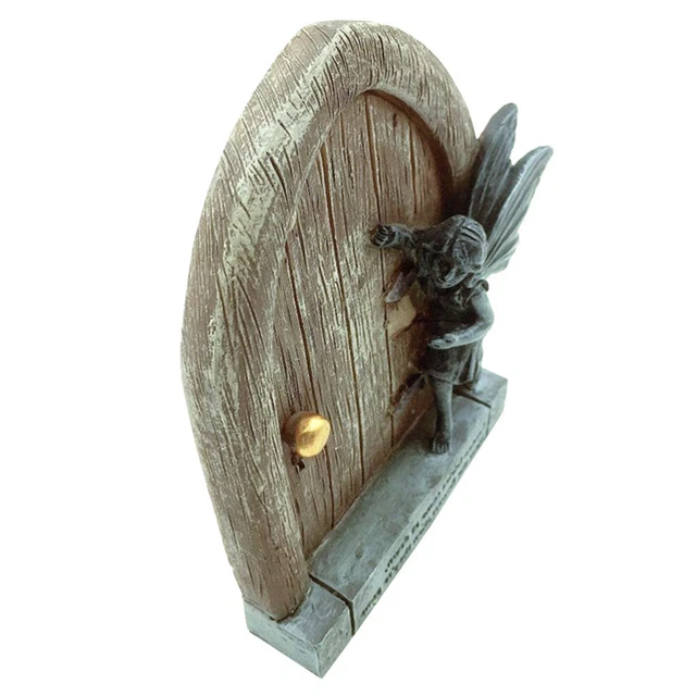 Gnome Miniatur Decor Elf Tür für Baum Fee Fenster Miniatur Fee Tür