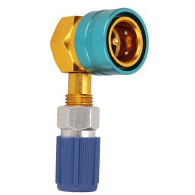 Adaptateurs R12 Vers R134a Pour Climatisation Auto – 4 Pièces Avec Vannes Et Bouchons - 10