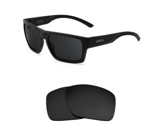 Seek Optics Replacement Lenses for Smith Optics Outlier 2 100% UV Protection