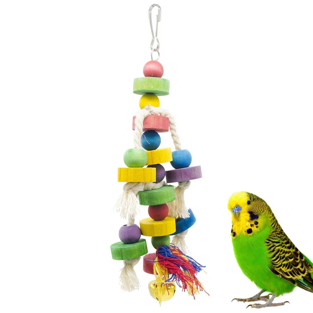 1pc Papagei Spielzeug Papagei Schaukel Spielzeug Vogel Biss Spielzeug