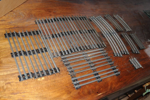 Hornby lot de divers rails en métal en O