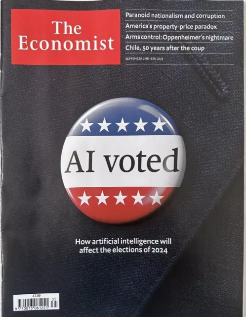 The Economist Magazine UK Edition September 2nd-8th 2023. AI VOTED