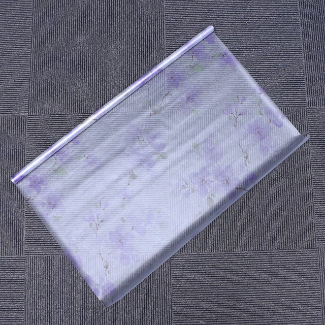 90 cm 3D Privacy Ventana Película Mate Transparente Opaca Lámina Decoradora para Vidrio Anti-U