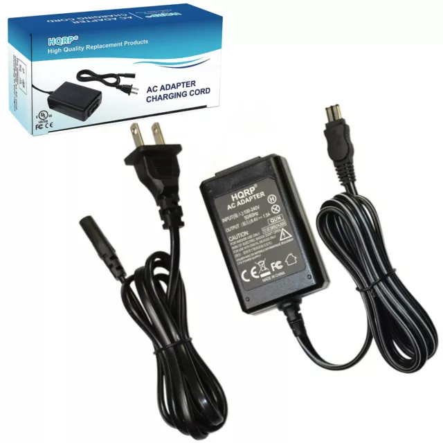 HQRP AC Adapter for Sony Handycam HDR-DC1 HDR-HC1 HDR-SR1 HDR-UX1 Charger