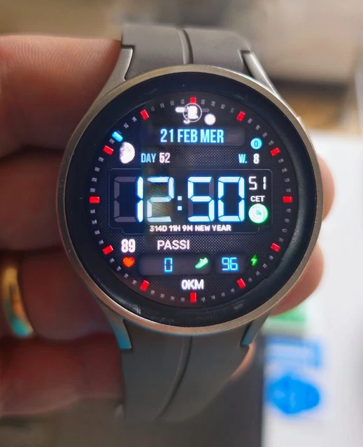 SAMSUNG GALAXY WATCH 5 Pro 45 Mm Gray Titanium Lte 4G WiFi Gps Asta Da