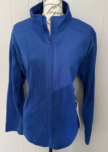 All in Motion Women's Polartec Fleece Jacket Size Large L Nwt Blue