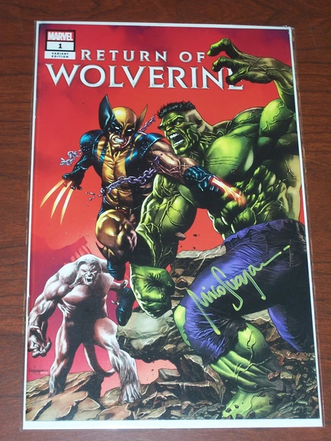 Return Of Wolverine #1! (2018) Store Excl. RTD Variant! Signed-Mico Suayan! NM!