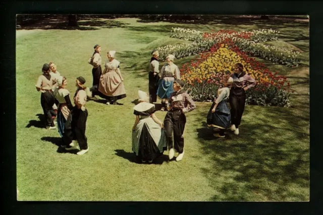 Music / Dance postcard Dutch Tulip Time Holland, Michigan MI Vintage