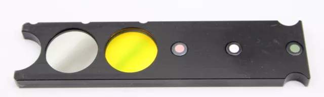 Reichert Leica Polylite Green Interference Filter Slider ND Microscope