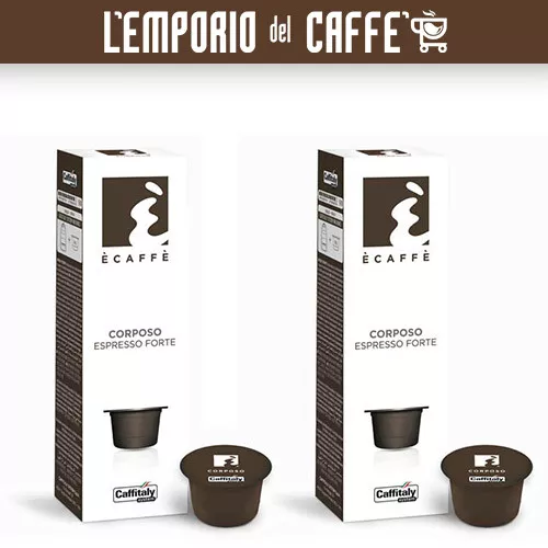 Caffè Caffitaly Ecaffè Corposo Espresso Forte 100 Capsule Cialde - 100%Originale