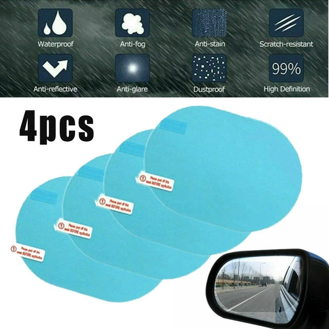 Set Pellicola Antinebbia Sostituzione Adesivo Impermeabile Universale 4Pz Accessori