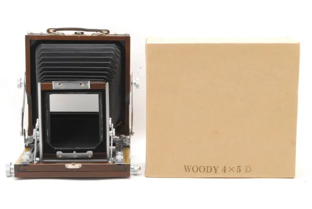 Rare 【TOP MINT Box】 Nagaoka Woody 45 D 4x5 Large Format Field Film Camera  JAPAN
