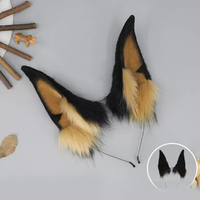 Cosplay Props Dobermann Hair Hoop Furry Hair Styling for Con