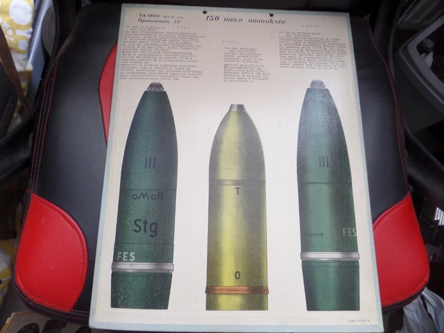 WW2 GERMAN/FINNISH SHELL training board WW11 £35.00 - PicClick UK