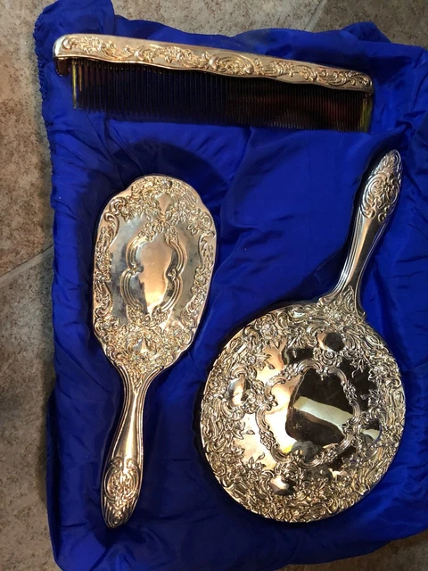 INTERNATIONAL SILVER COMPANY Silverplated 3 Pieces Dresser  display picture 3