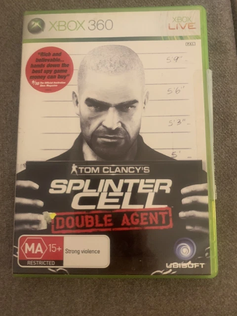Tom Clancy's Splinter Cell Double Agent Classics Xbox 360 Game Xbox360 Manual