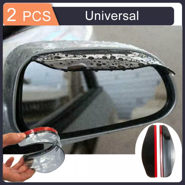 2pcs Universal Auto Rückspiegel Regen cover Visier Augenbraue