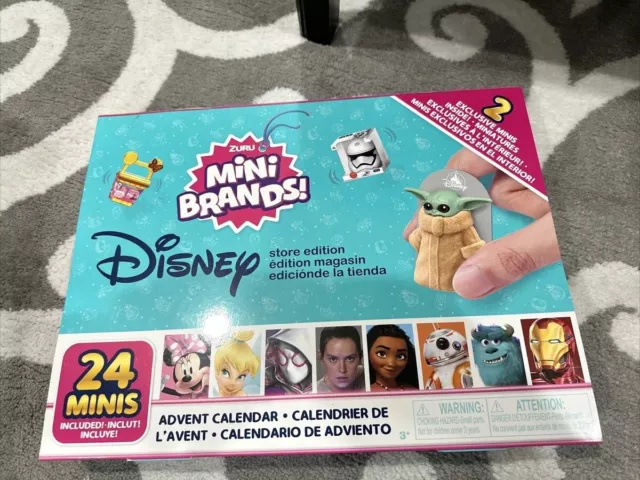 RARE Zuru Mini Brands Disney Store Advent Calendar 3 Exclusive Minis 2022