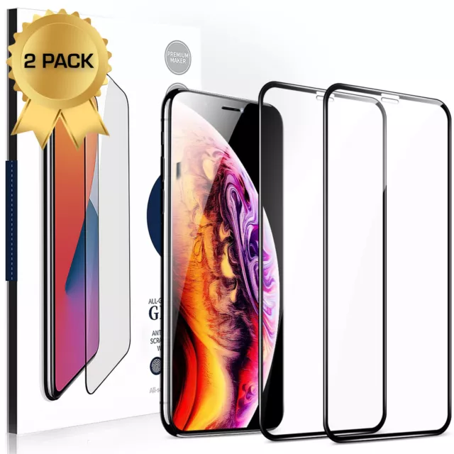 2x 11D Glas für iPhone 11 11 Pro Max Panzerfolie Display Schutzfolie 9H Hartglas