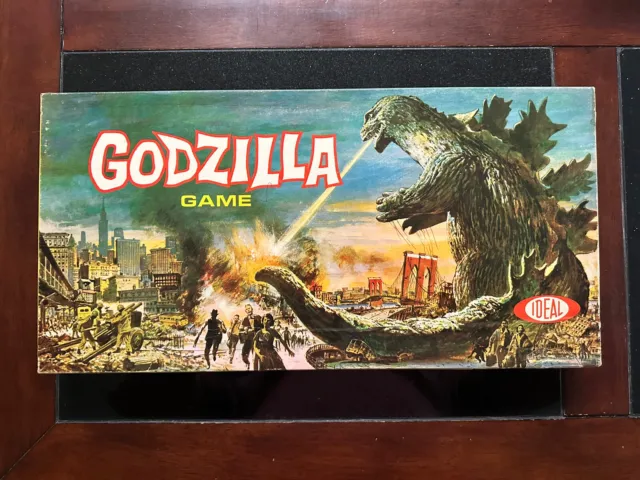 Godzilla Ideal Board Game 1963 Nice & Complete!