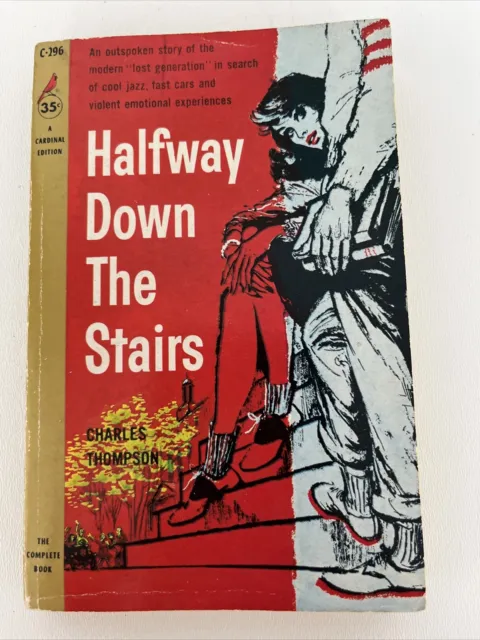 Halfway Down The Stairs By Charles Thompson 1st Printing 1958 Cardinal Ed. PB￼ ￼