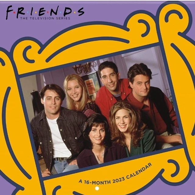 TRENDS INTERNATIONAL 2023 Wall Calendar FRIENDS TV Show 12" Brand New