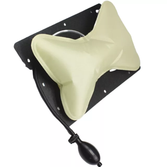 Inflatable Lumbar Support Pillow Cushion Built-in Air Pressure For Car Seat Home