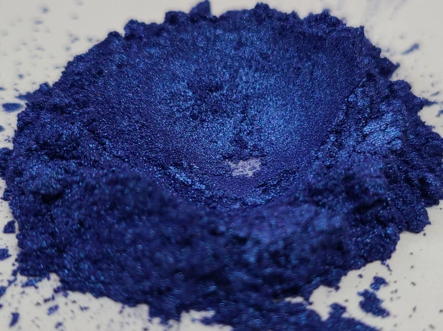 Indigo Blue Pigment Mica Pearl Airbrush Candies Paint Epoxy Casting Hot Rod Bike