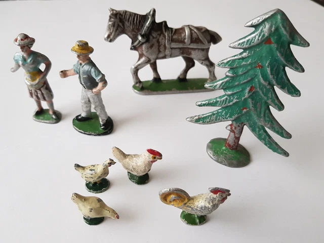 Tombereau Miniature Quiralu - La Ferme - Échelle 1/32 (60mm) - Alu - Restauré - France