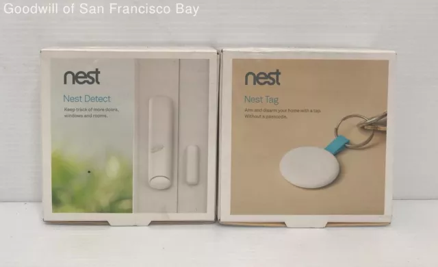 New Google Nest Secure Alarm System Detect Sensor Door Window And Nest Tag