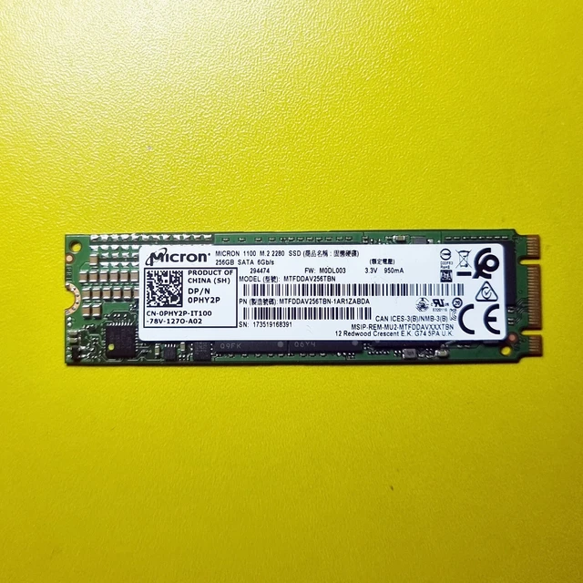 Micron sales 1100 mtfddav256tbn