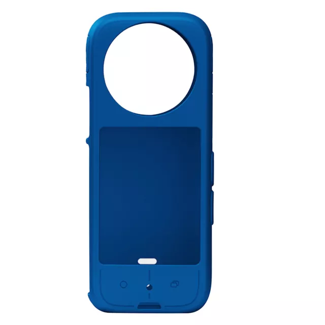 Blue Silicone Protective Case Body Cover Guards For Insta360 X3 Camera