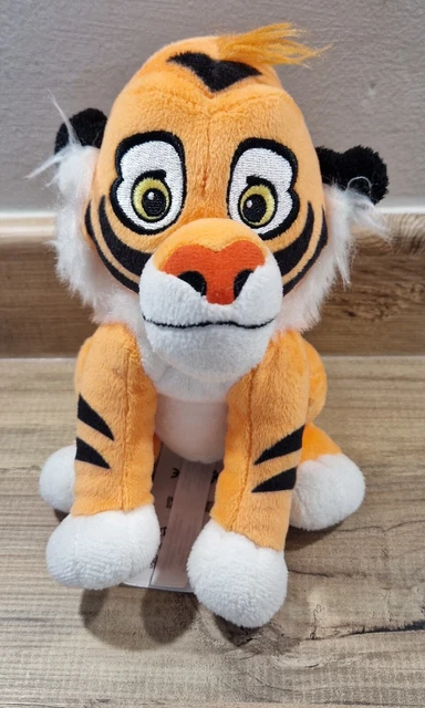 Rare Disney Store Aladdin Jasmine Rajah Tiger Plush Cuddly Soft Toy 7" 18cm