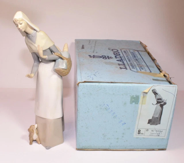 Figurine LLADRO' Fille Mari Du Sud 19x16cm Porcelaine