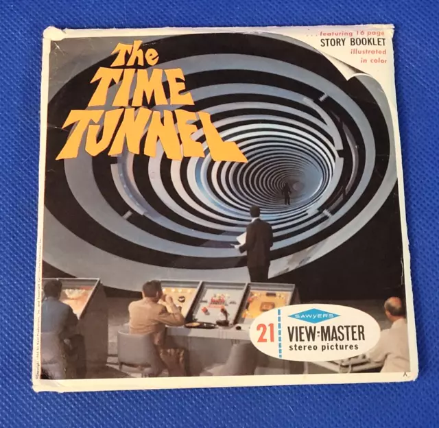 Sawyer's B491 The Time Tunnel Sci-Fi TV Show view-master 3 Reels SET Packet