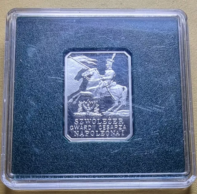 2010 POLAND SILVER 10 ZLOTYCH NAPOLEAN I CAMEO PROOF BEAUTIFUL COIN Bar