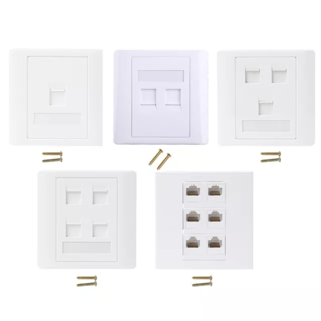 86 Type Computer Socket Panel CAT5E Module RJ45 Cable Interface Outlet