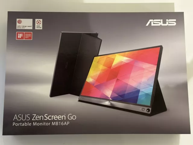 ASUS ZenScreen Go MB16AP 15.6" Full HD Portable Monitor IPS USB Type-C Eye Care